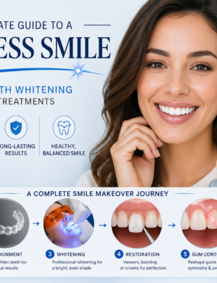 Cosmetic dentistry smile makeover process