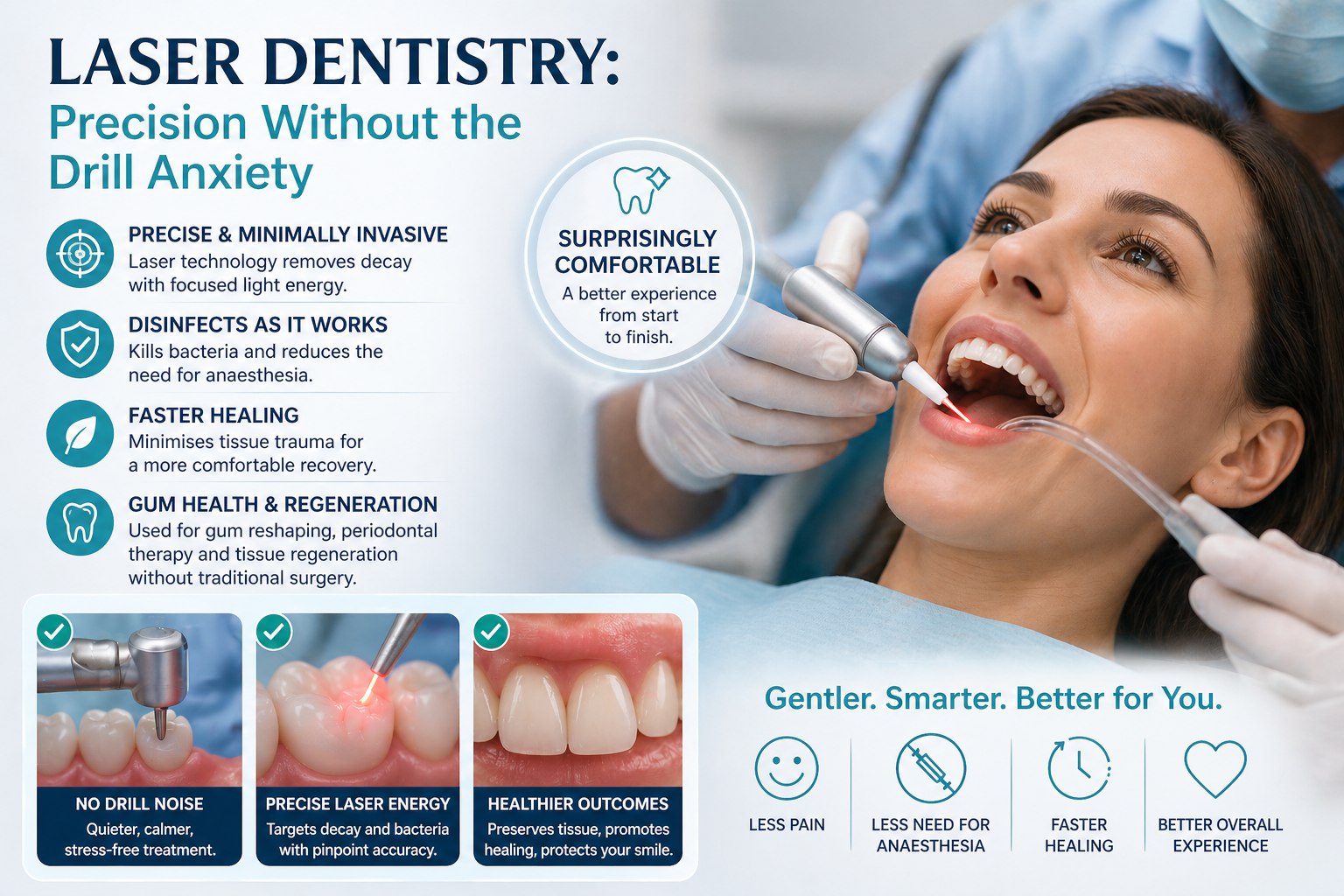 Laser dentistry for a pain-free smile