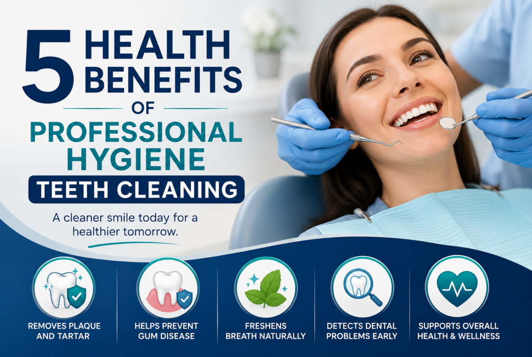 5 health benefits of professional hygiene