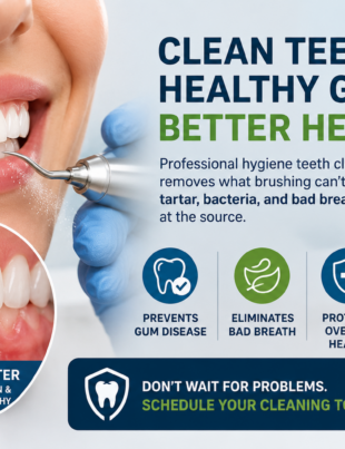 Clean teeth, healthy gums, better health