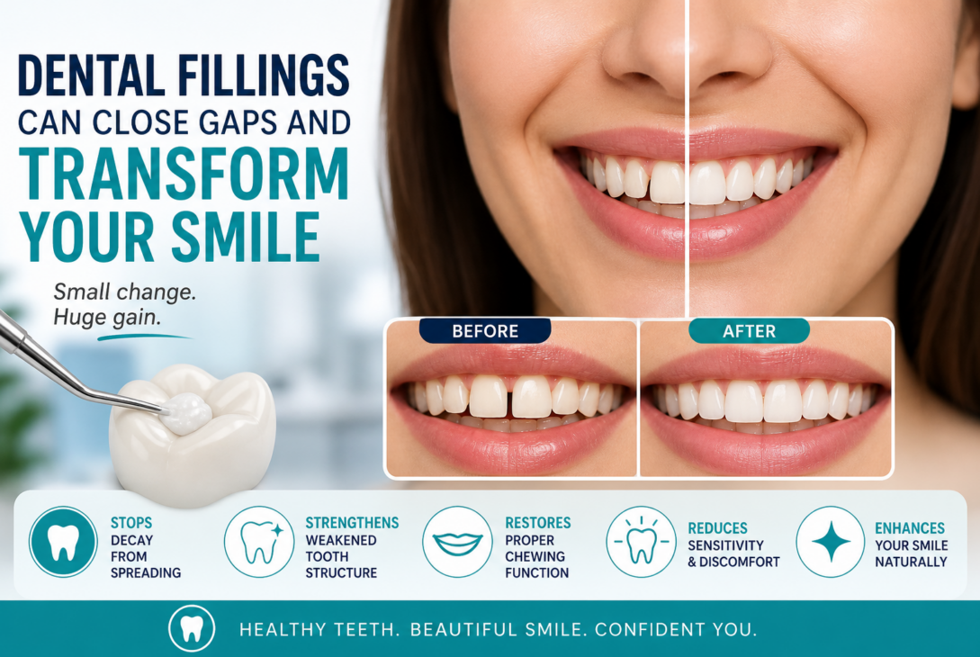 Transform your smile with dental fillings