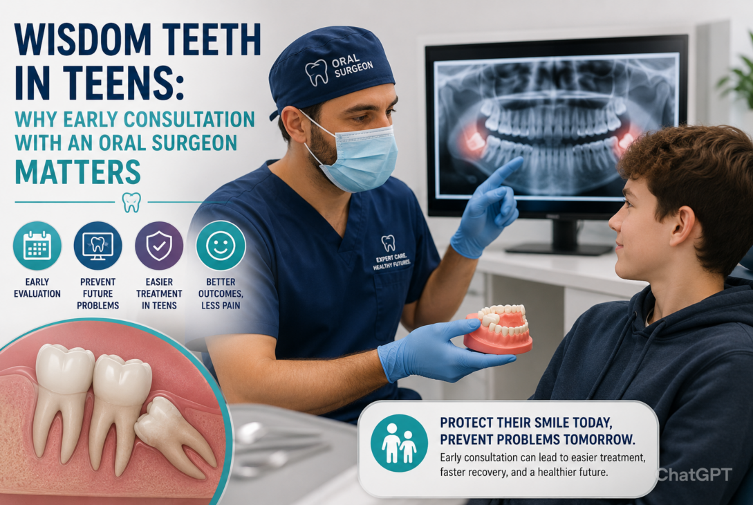 Wisdom teeth consultation for teens