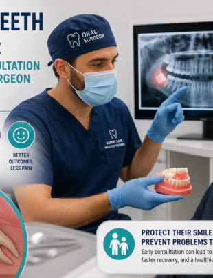 Wisdom teeth consultation for teens