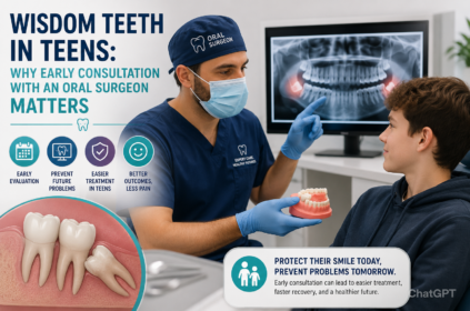 Wisdom teeth consultation for teens