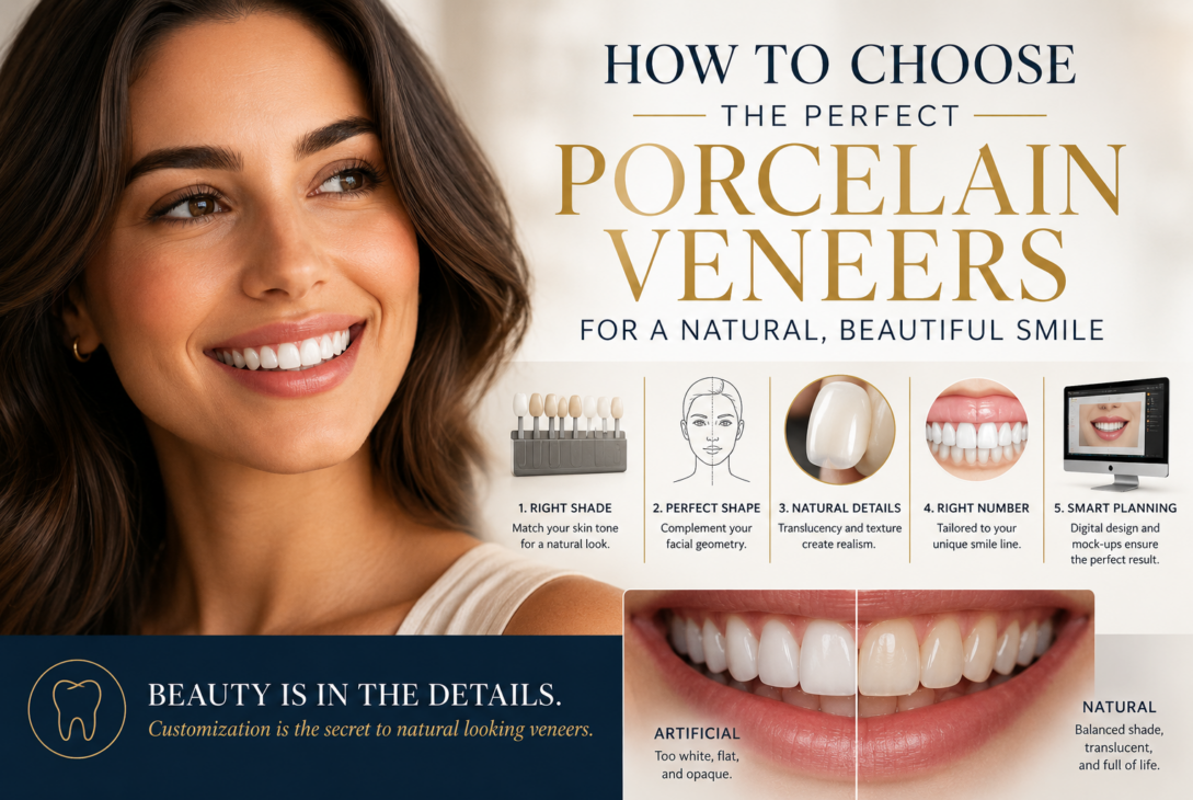 Choosing the perfect porcelain veneers