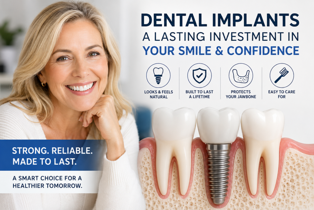 Dental implants for a confident smile