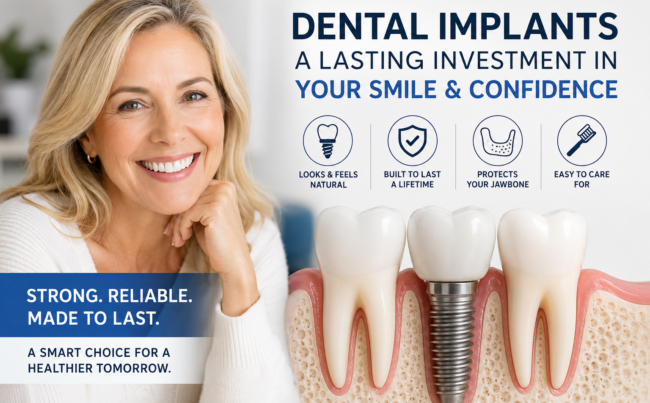 Dental implants for a confident smile