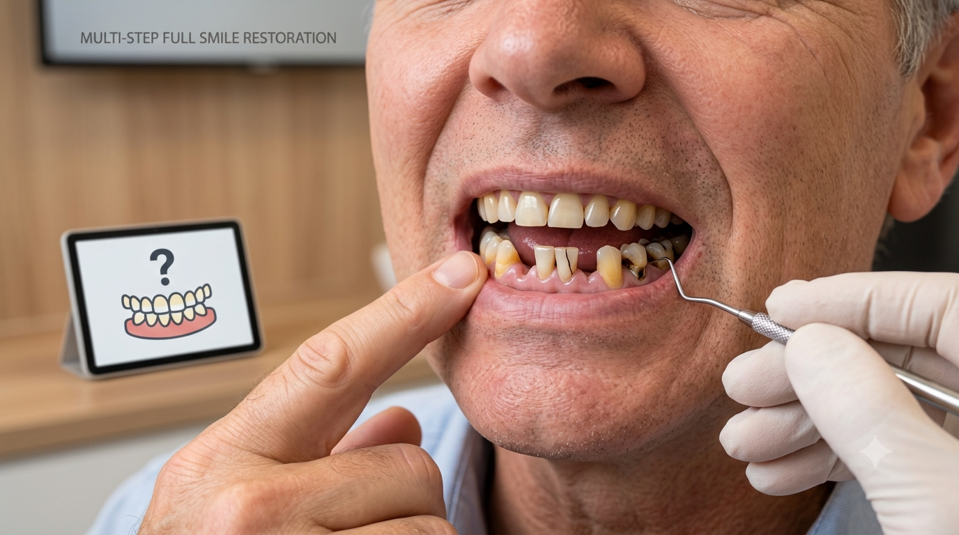 Require Full Smile Restoration