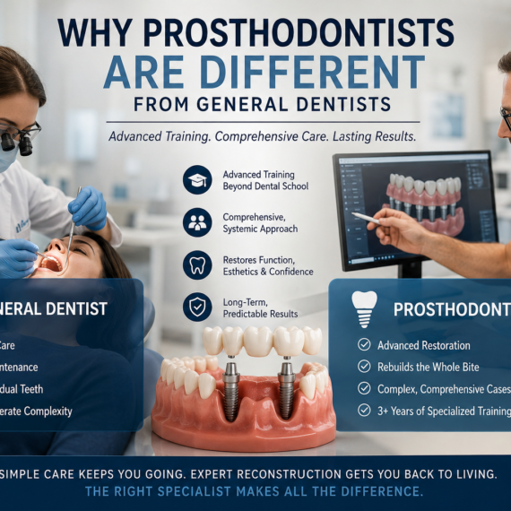 General Dentist vs. Prosthodontist