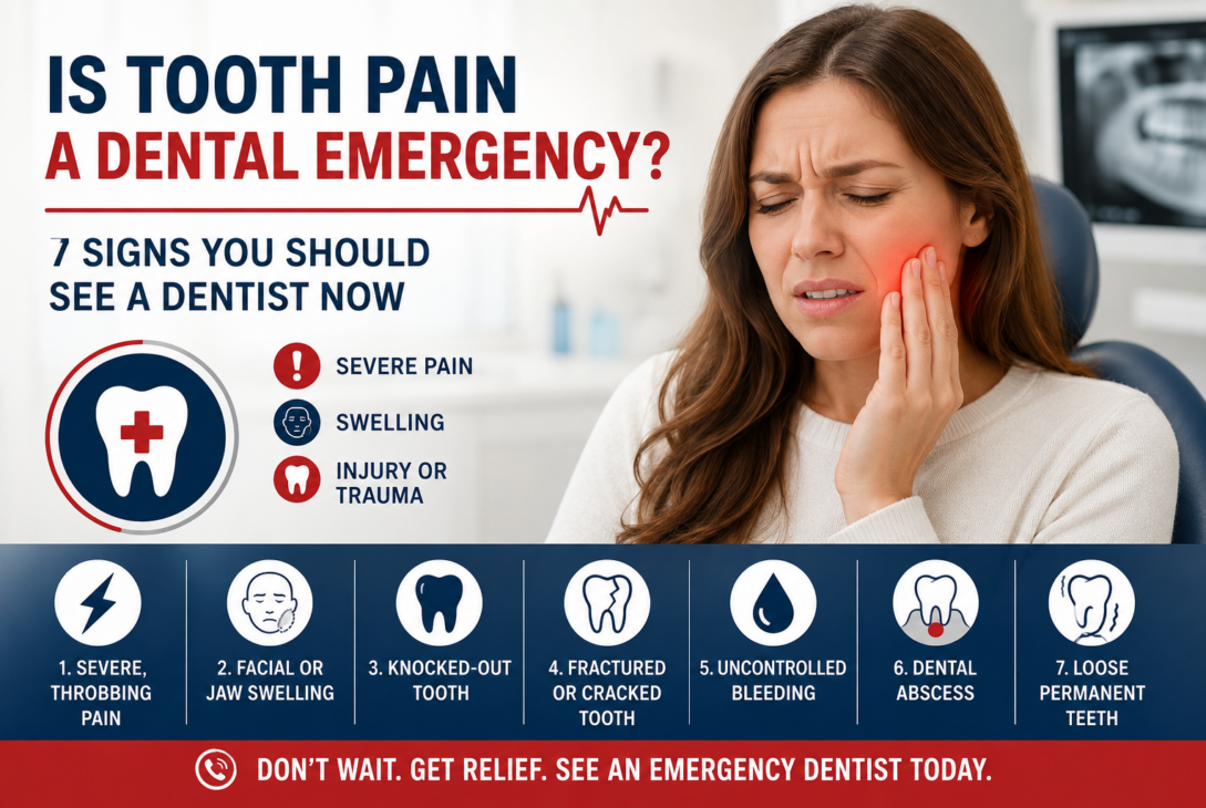 Tooth Pain: Seven Emergency Signs