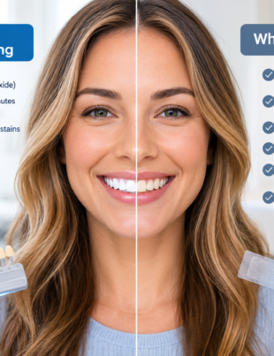 Professional Whitening vs. Strips
